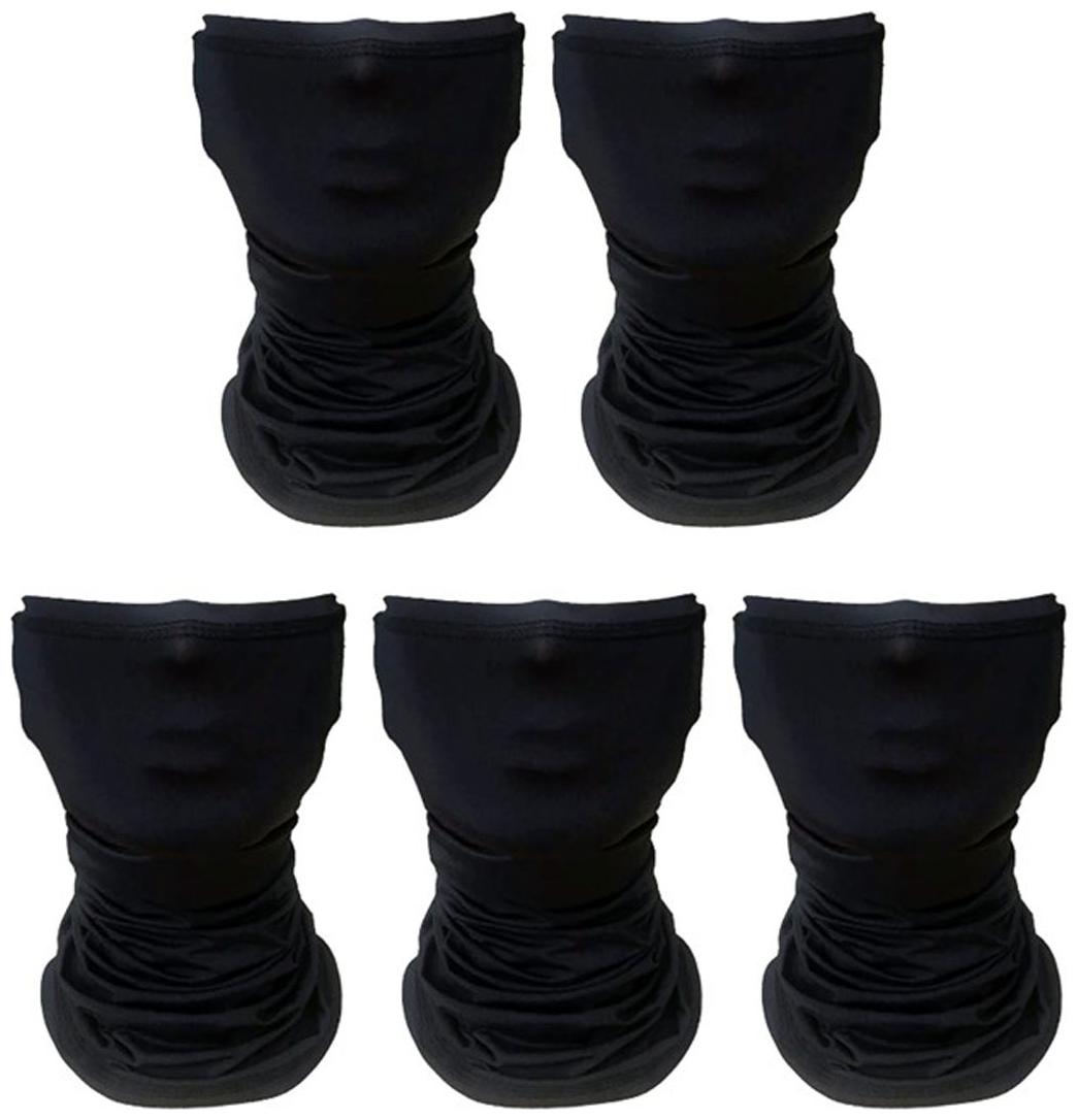 

Voici France Unisex face wrap Bandana Beanie Caps Black Color Free size