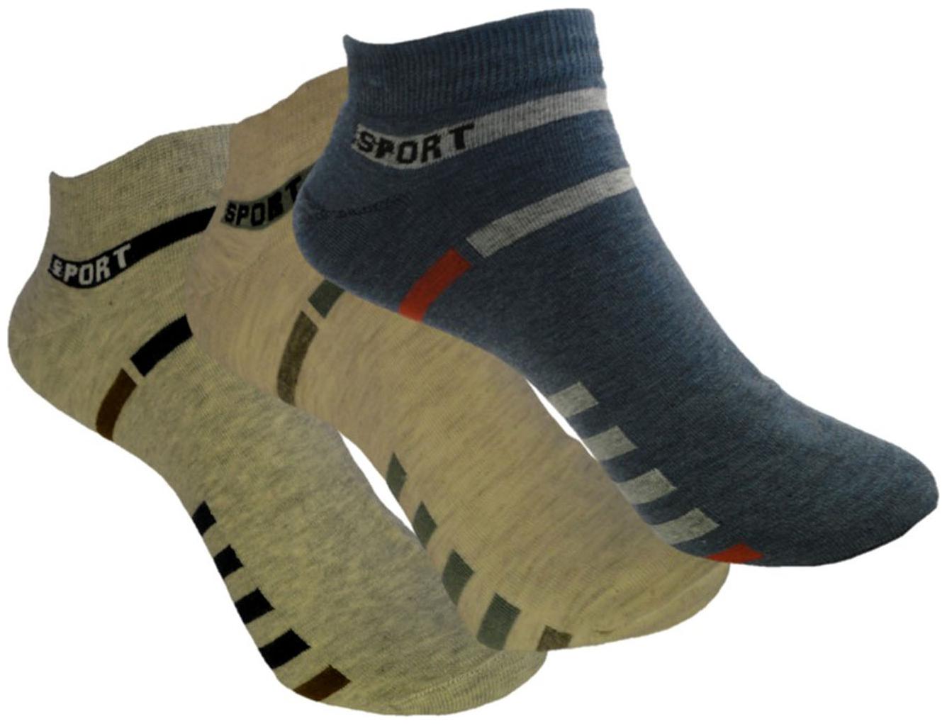 

Voici Multi Cotton Ankle length socks ( Pack of 3 )