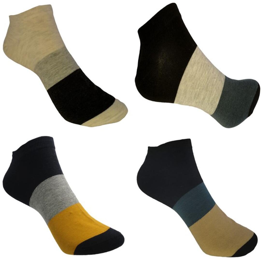 

Voici Multi Cotton Ankle length socks ( Pack of 4 )