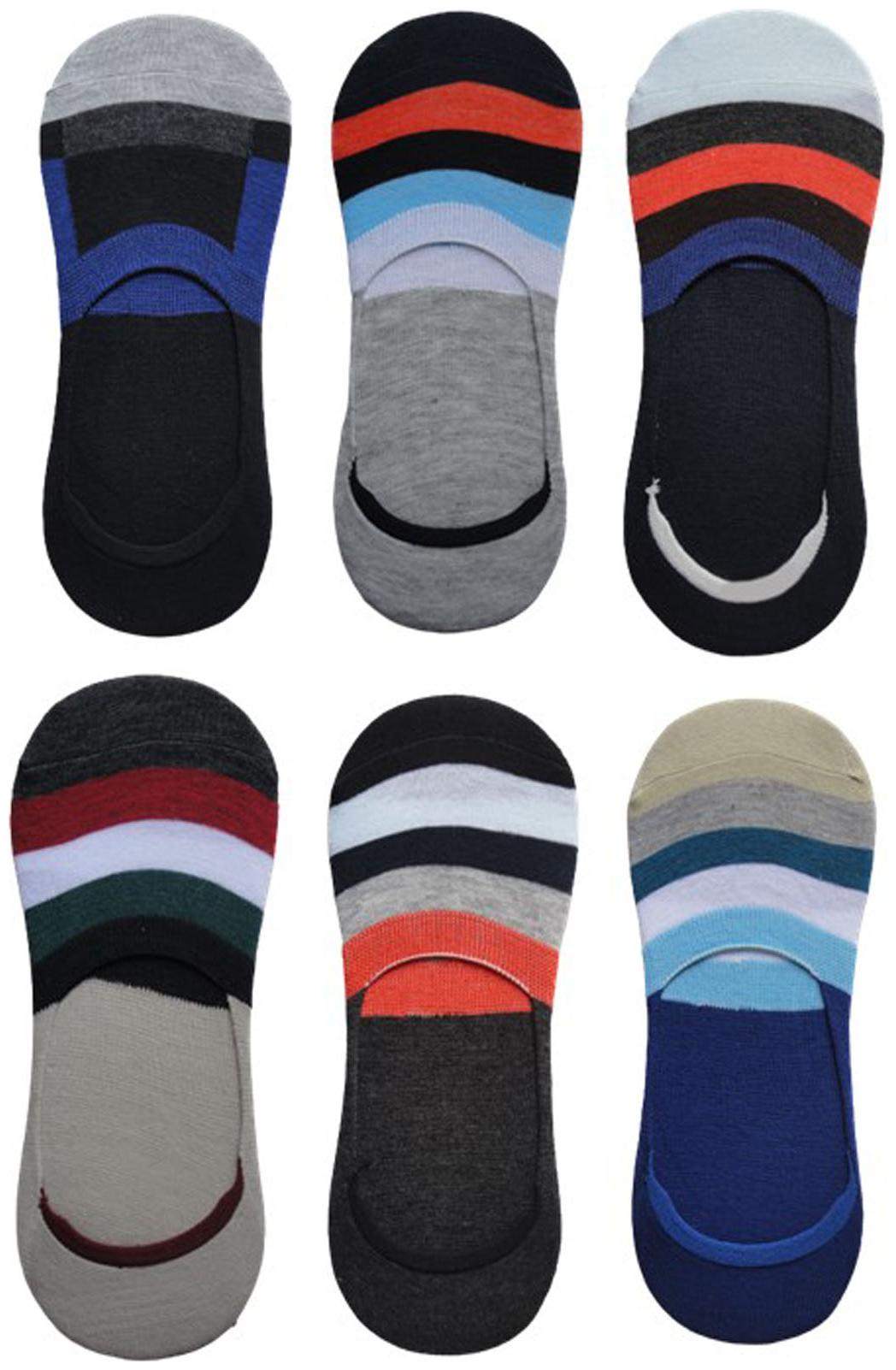 

Voici Multi Cotton No show socks ( Pack of 6 )