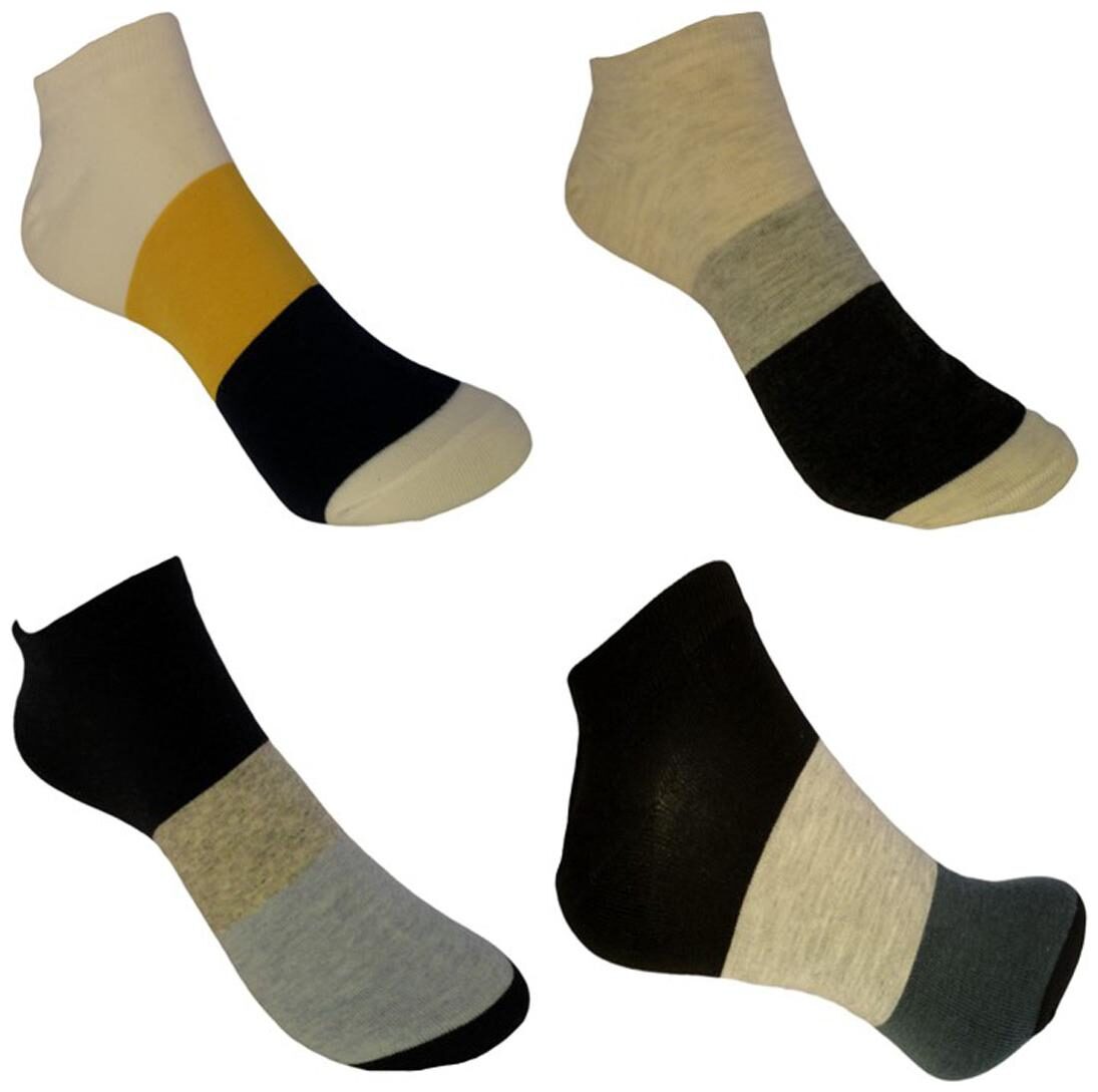 

Voici Multi Cotton Ankle length socks ( Pack of 4 )