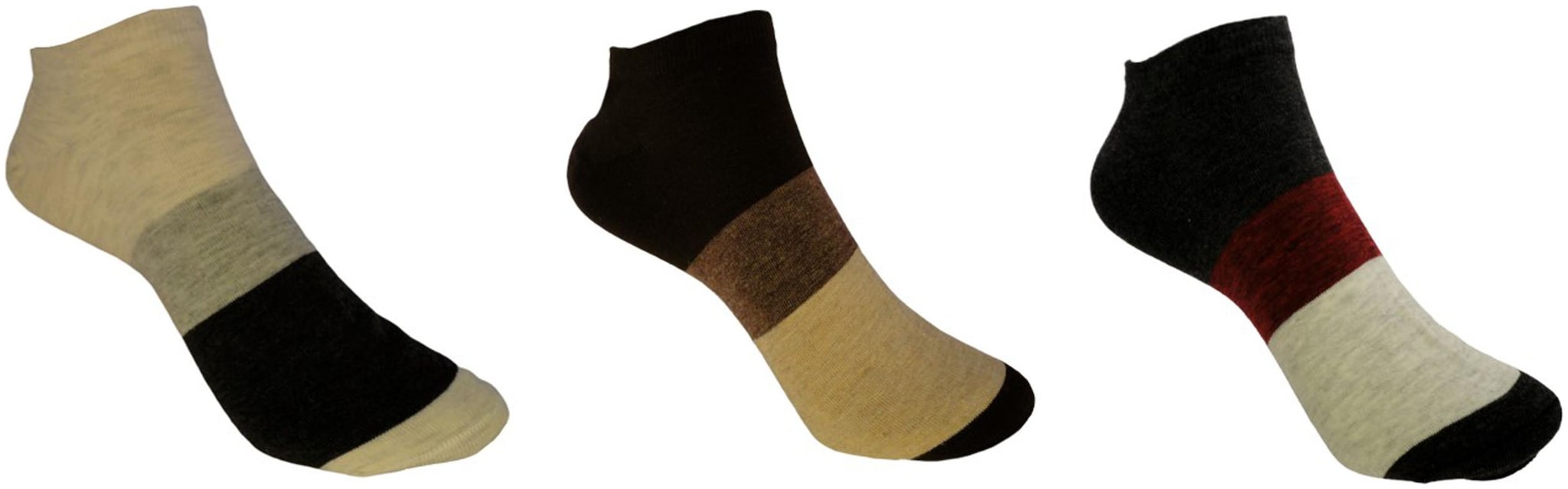 

Voici Multi Cotton Ankle length socks ( Pack of 3 )