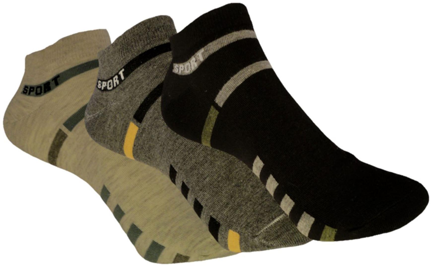 

Voici Multi Cotton Ankle length socks ( Pack of 3 )