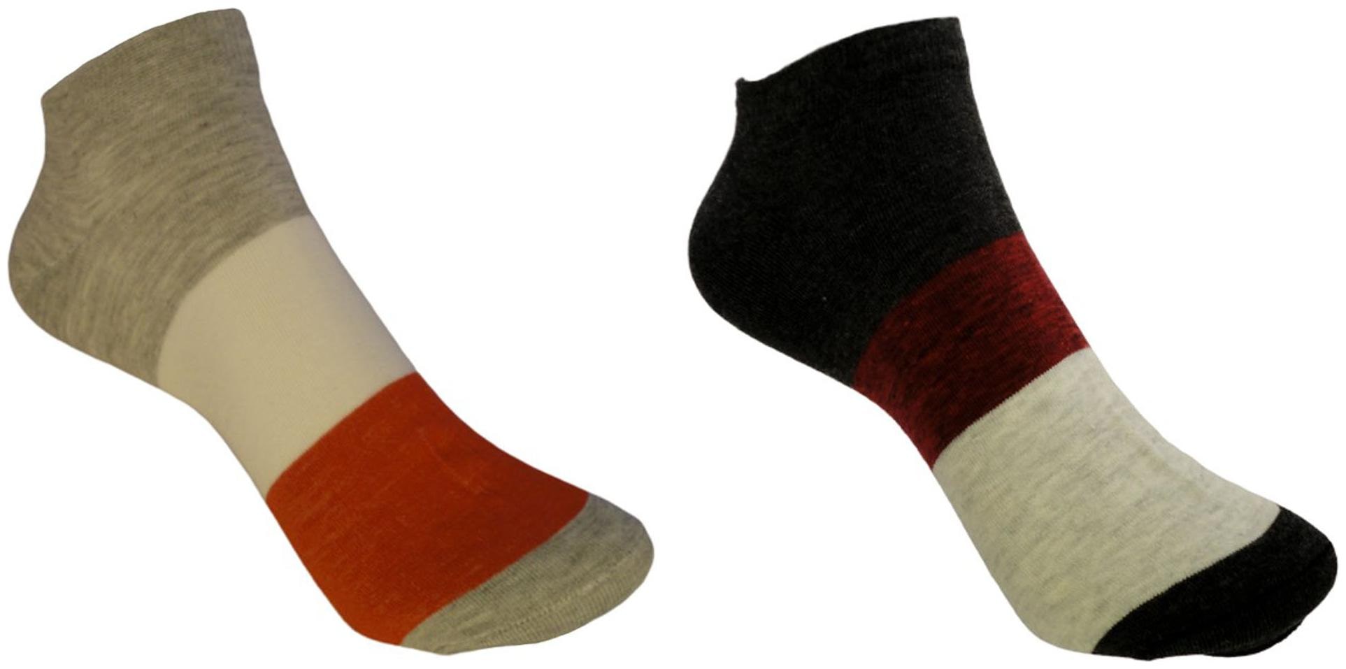 

Voici Multi Cotton Ankle length socks ( Pack of 2 )