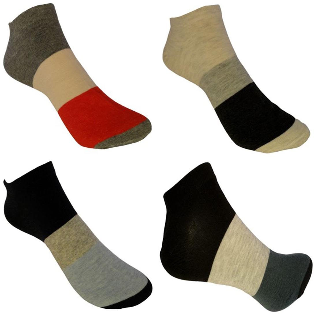 

Voici Multi Cotton Ankle length socks ( Pack of 4 )