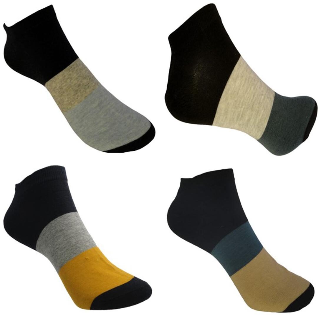 

Voici Multi Cotton Ankle length socks ( Pack of 4 )