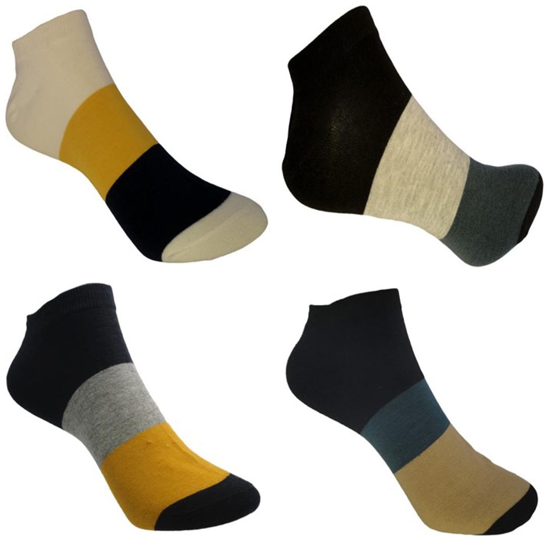 

Voici Multi Cotton Ankle length socks ( Pack of 4 )
