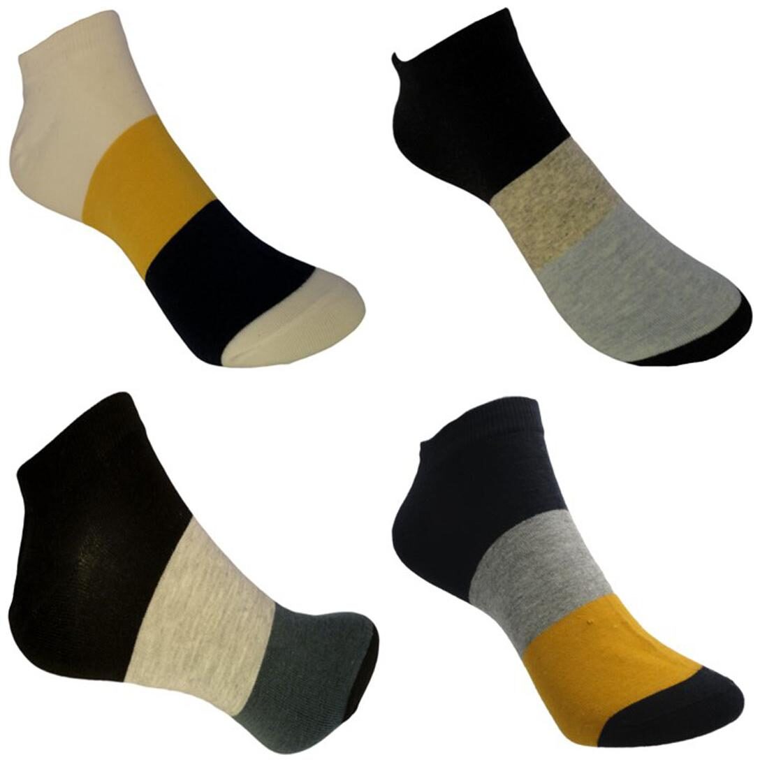 

Voici Multi Cotton Ankle length socks ( Pack of 4 )