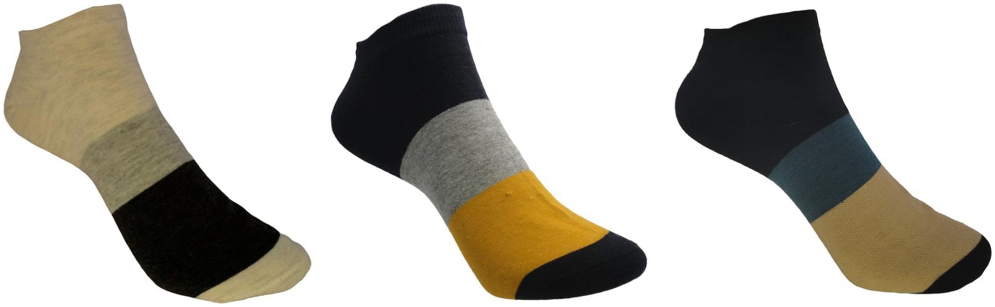 

Voici Multi Cotton Ankle length socks ( Pack of 3 )
