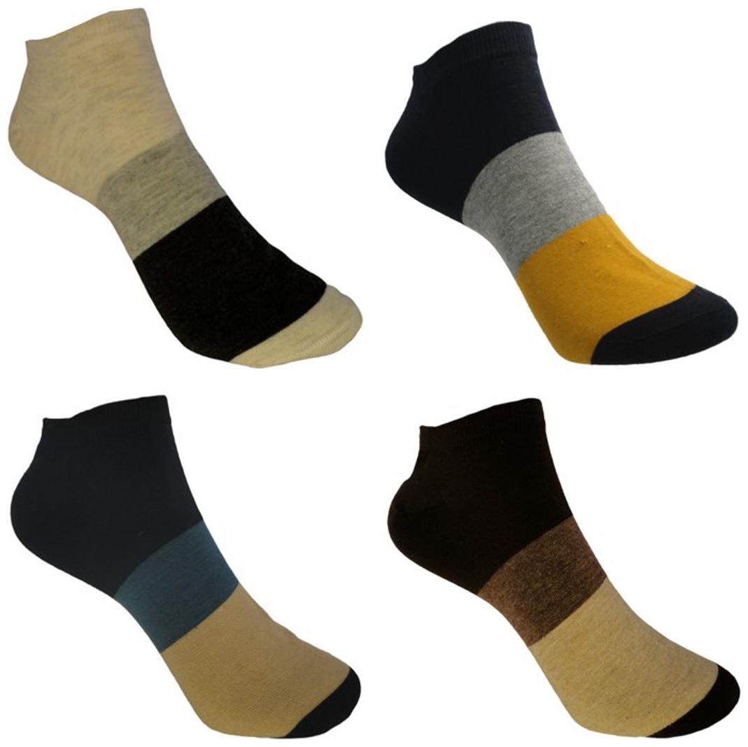 

Voici Multi Cotton Ankle length socks ( Pack of 4 )