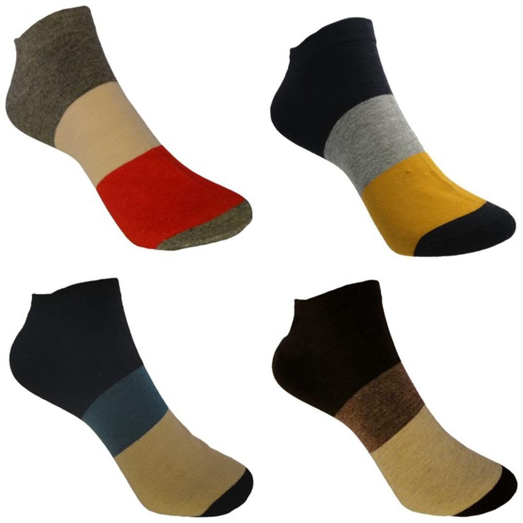 

Voici Multi Cotton Ankle length socks ( Pack of 4 )