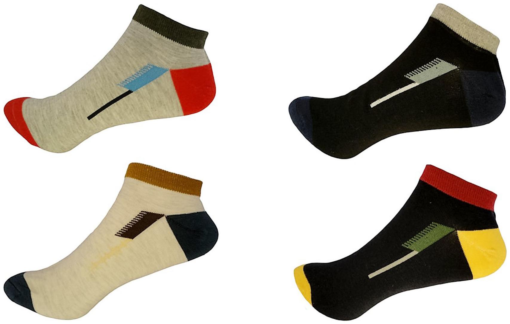 

Voici Multi Cotton Ankle length socks ( Pack of 4 )