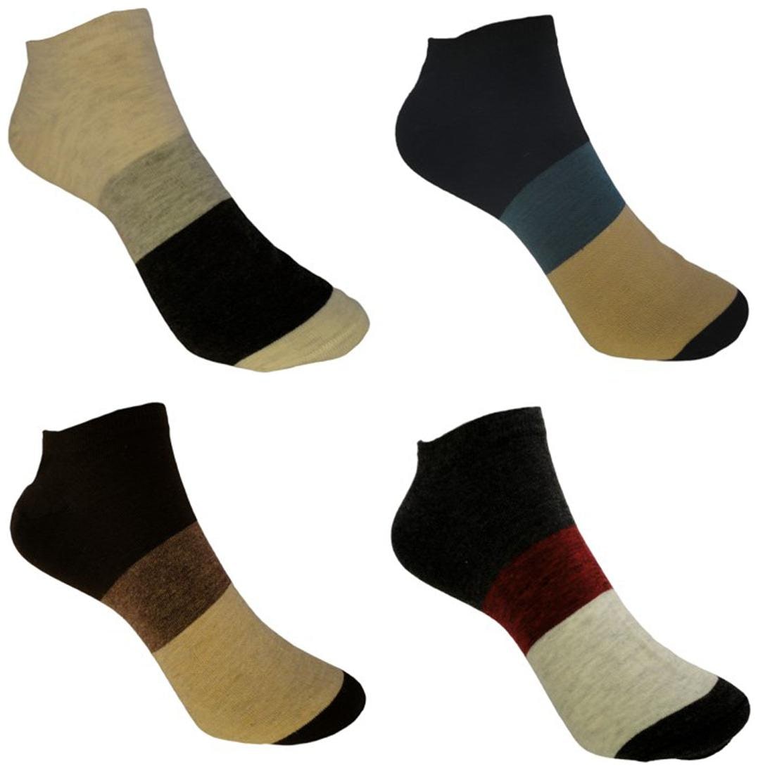 

Voici Multi Cotton Ankle length socks ( Pack of 4 )
