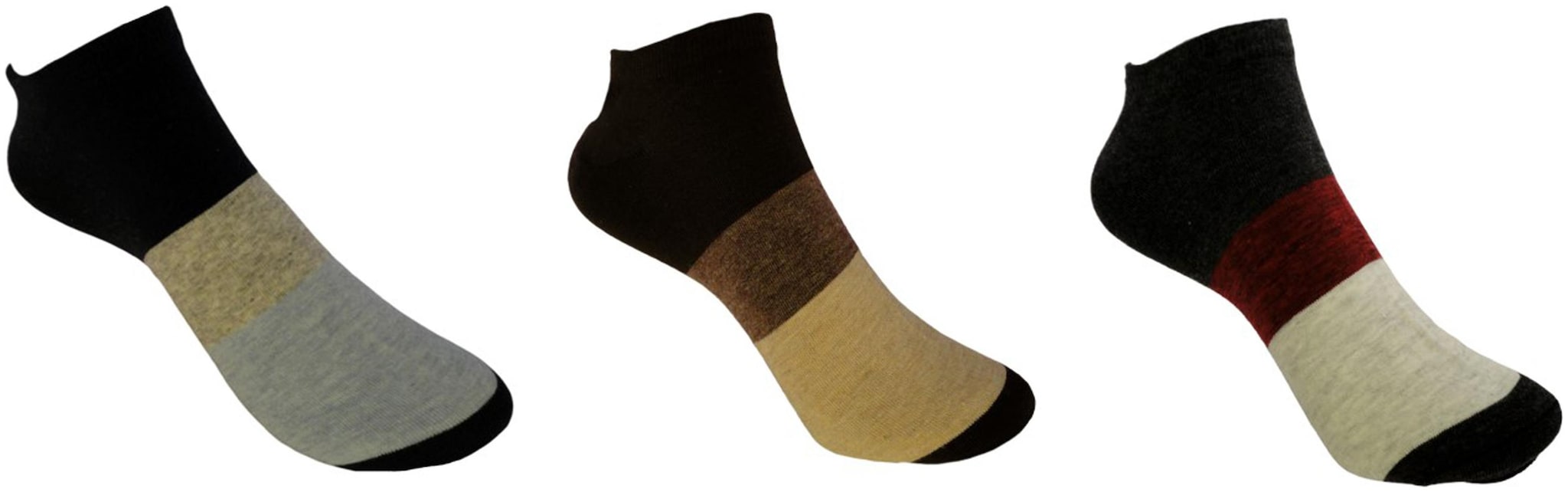 

Voici Multi Cotton Ankle length socks ( Pack of 3 )