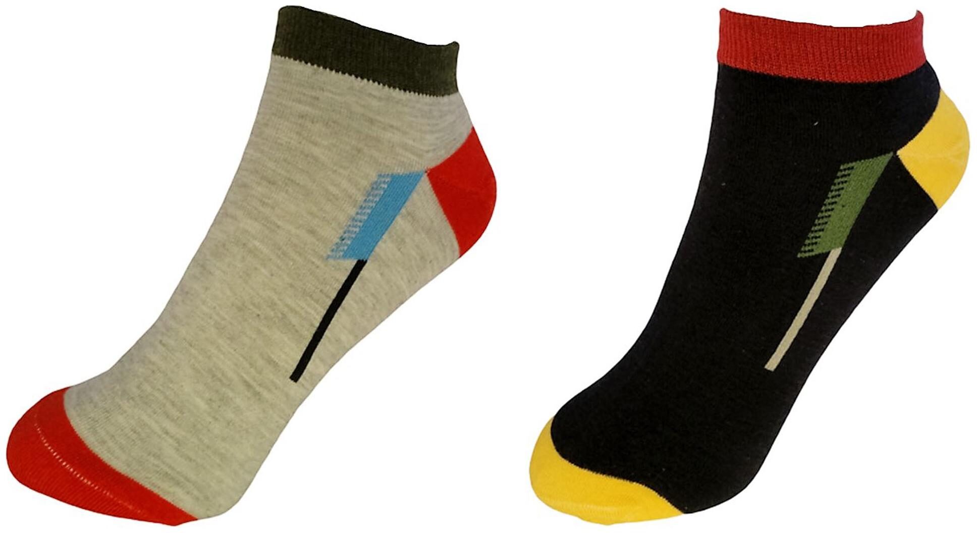 

Voici Multi Cotton Ankle length socks ( Pack of 2 )