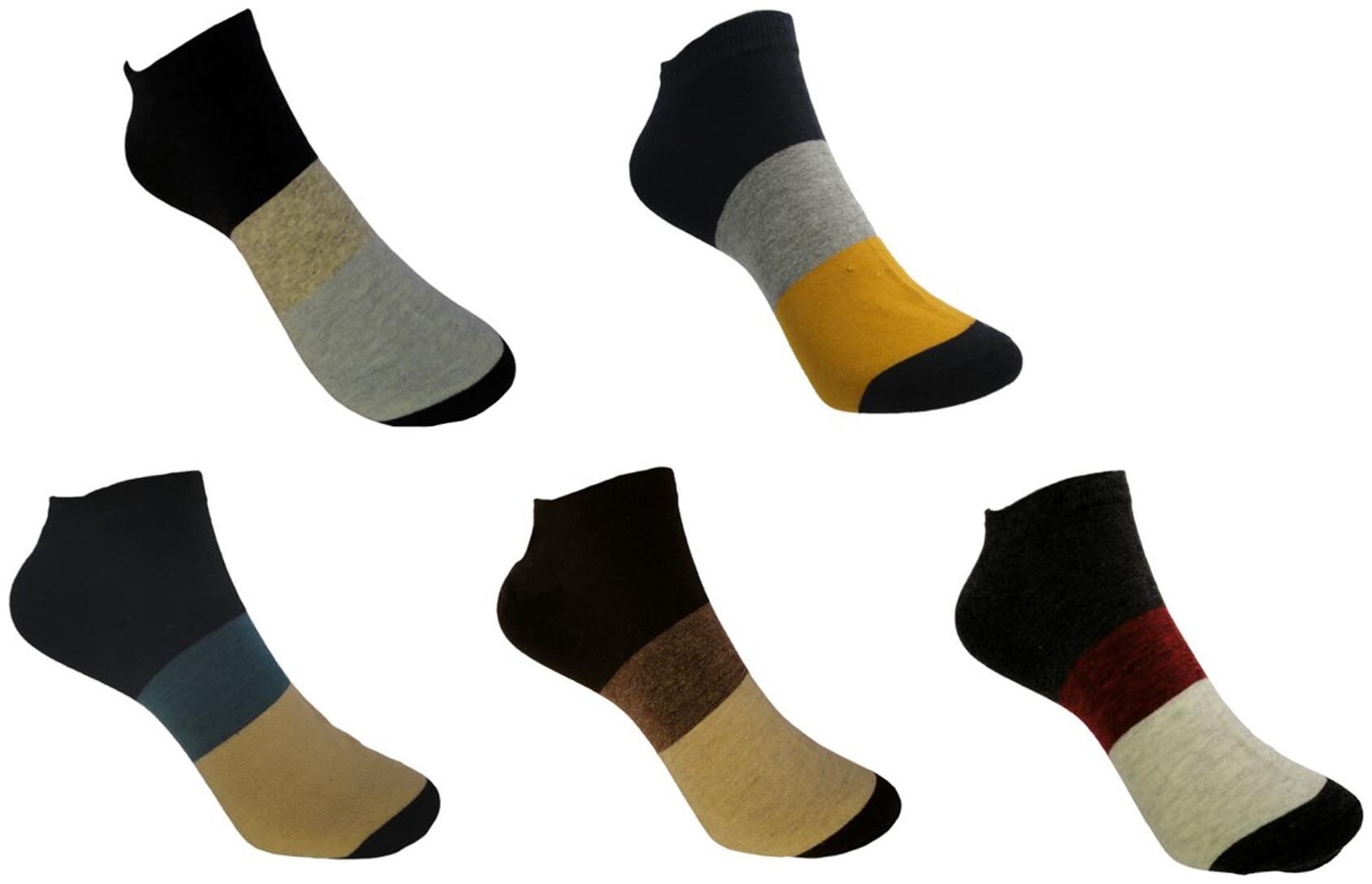 

Voici Multi Cotton Ankle length socks ( Pack of 5 )