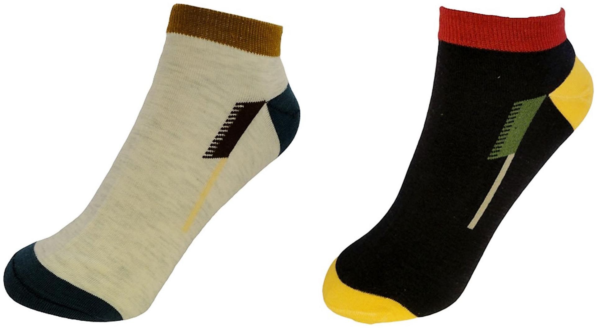 

Voici Multi Cotton Ankle length socks ( Pack of 2 )