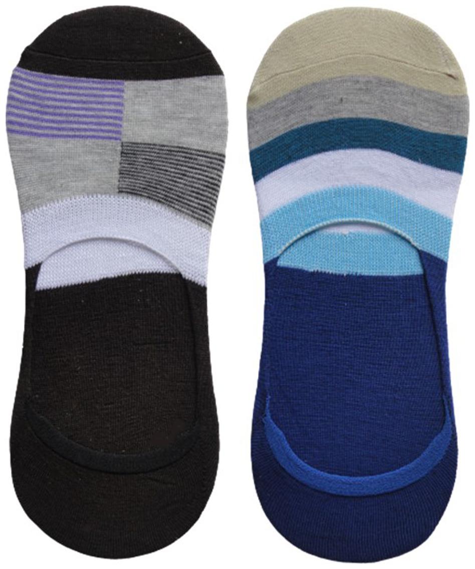 

Voici Multi Cotton No show socks ( Pack of 2 )
