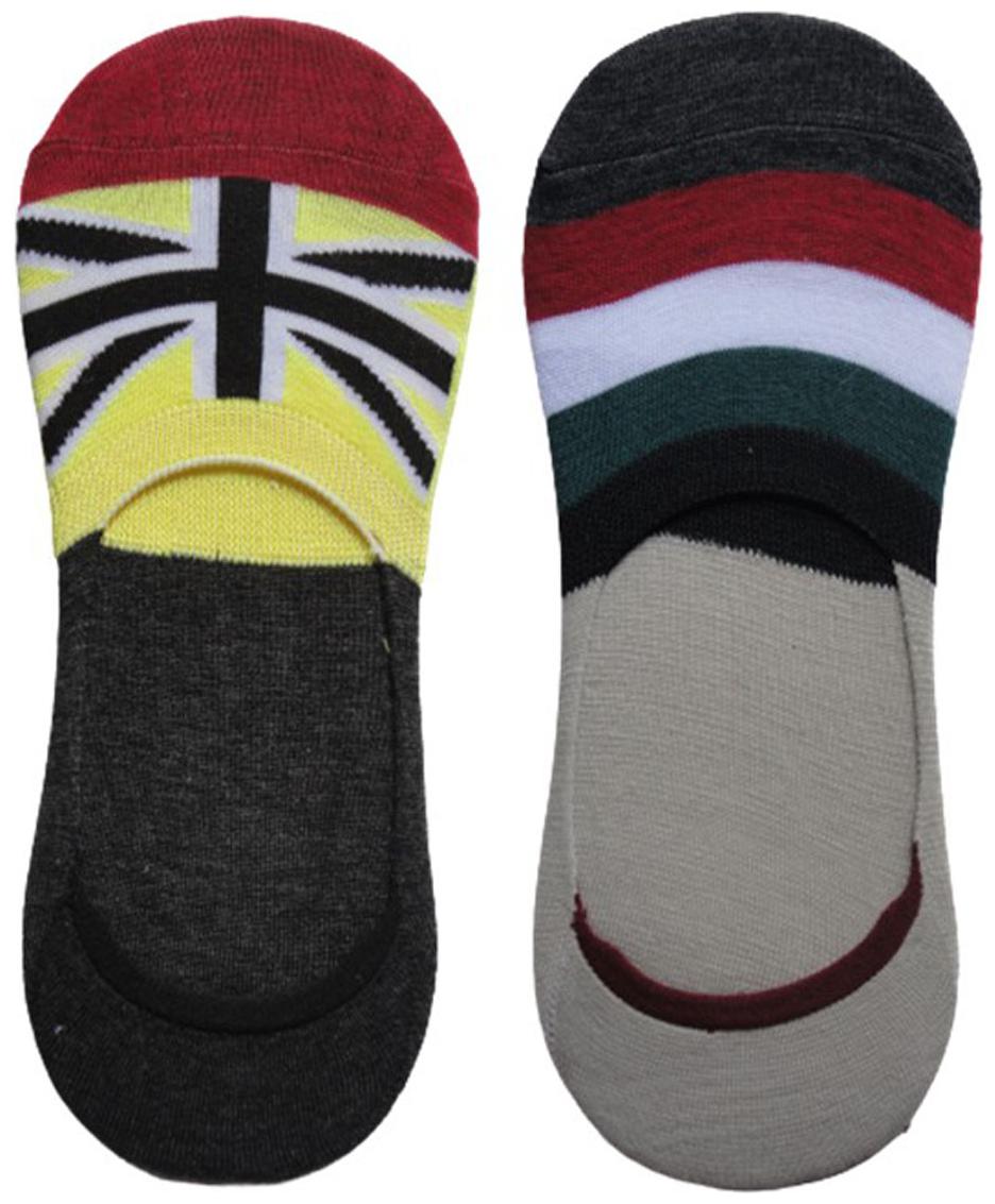 

Voici Multi Cotton No show socks ( Pack of 2 )