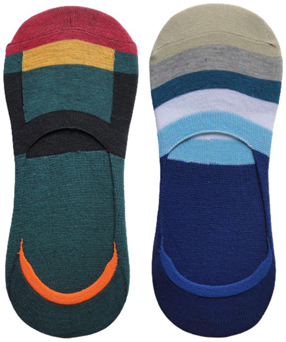 

Voici Multi Cotton No show socks ( Pack of 2 )