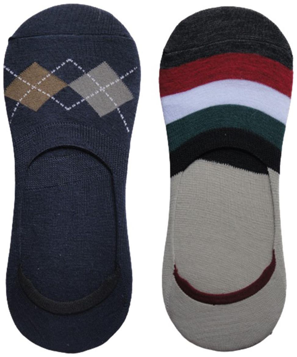 

Voici Multi Cotton No show socks ( Pack of 2 )
