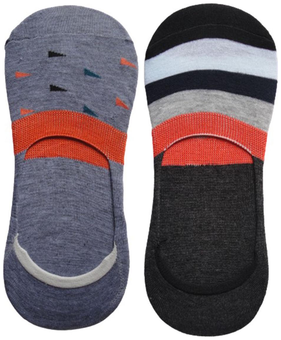 

Voici Multi Cotton No show socks ( Pack of 2 )