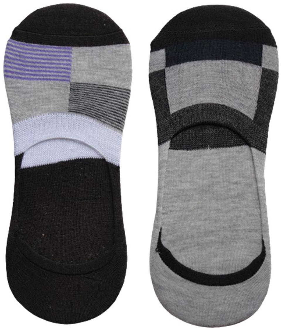 

Voici Multi Cotton No show socks ( Pack of 2 )