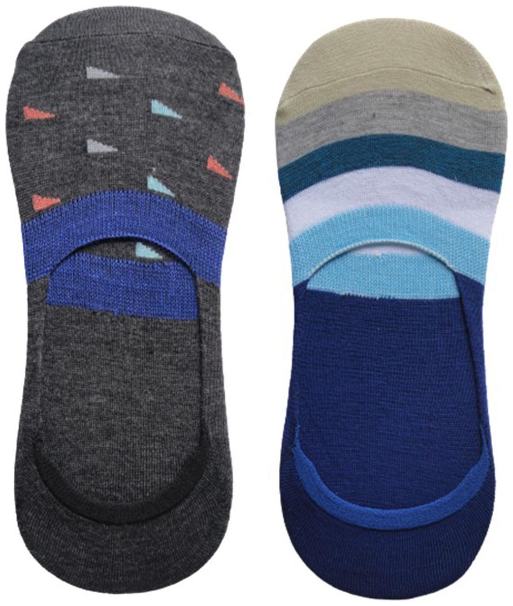 

Voici Multi Cotton No show socks ( Pack of 2 )
