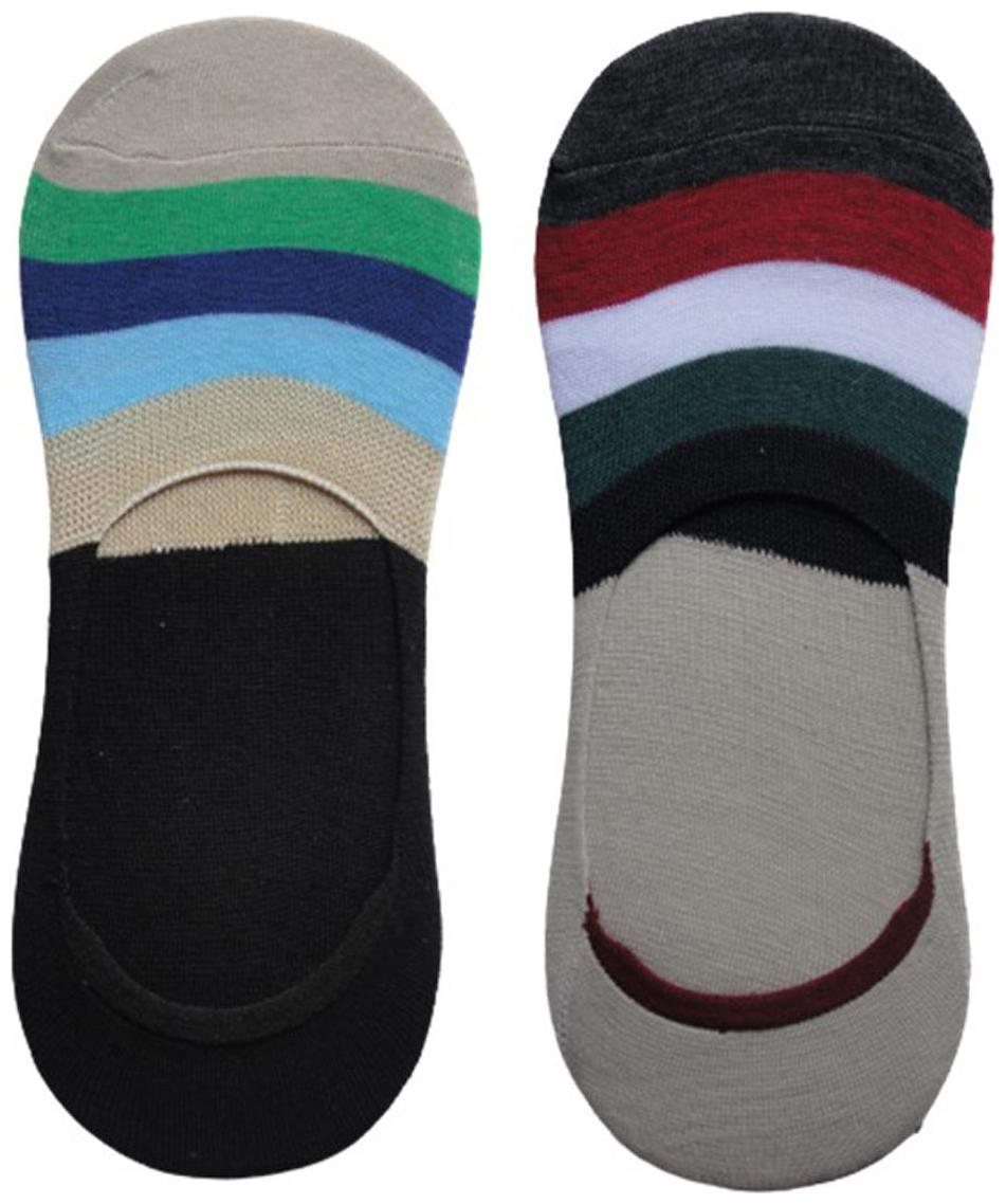 

Voici Multi Cotton No show socks ( Pack of 2 )
