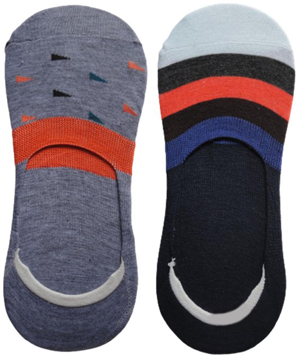 

Voici Multi Cotton No show socks ( Pack of 2 )