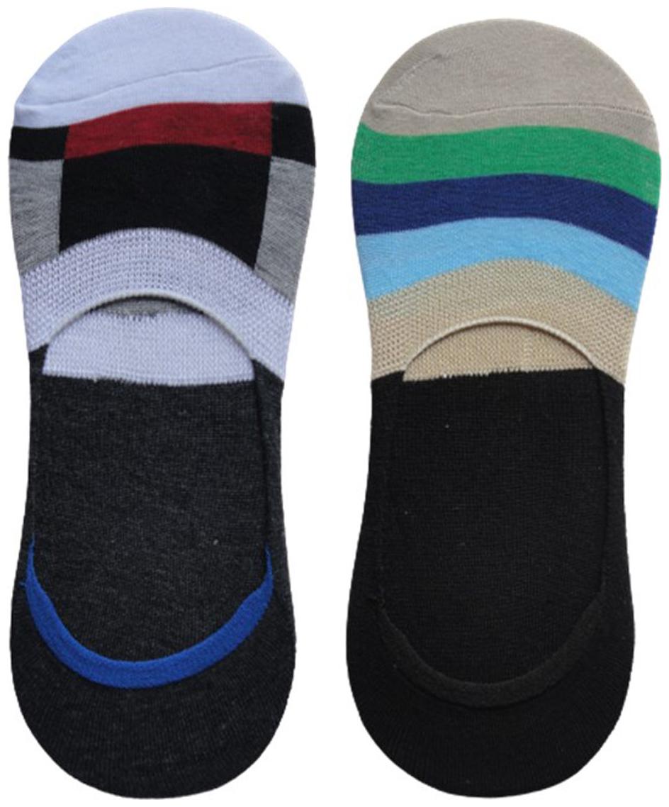 

Voici Multi Cotton No show socks ( Pack of 2 )