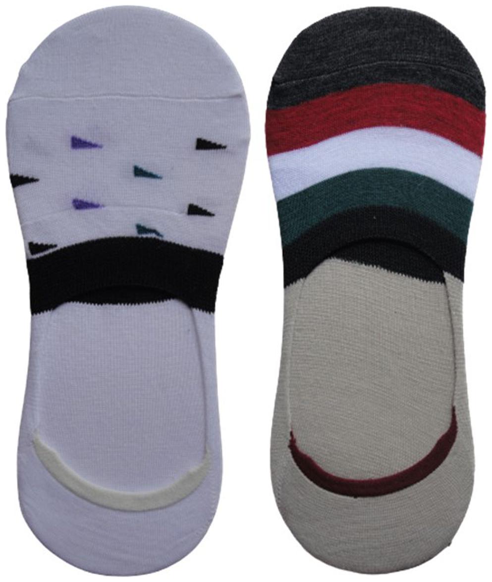 

Voici Multi Cotton No show socks ( Pack of 2 )