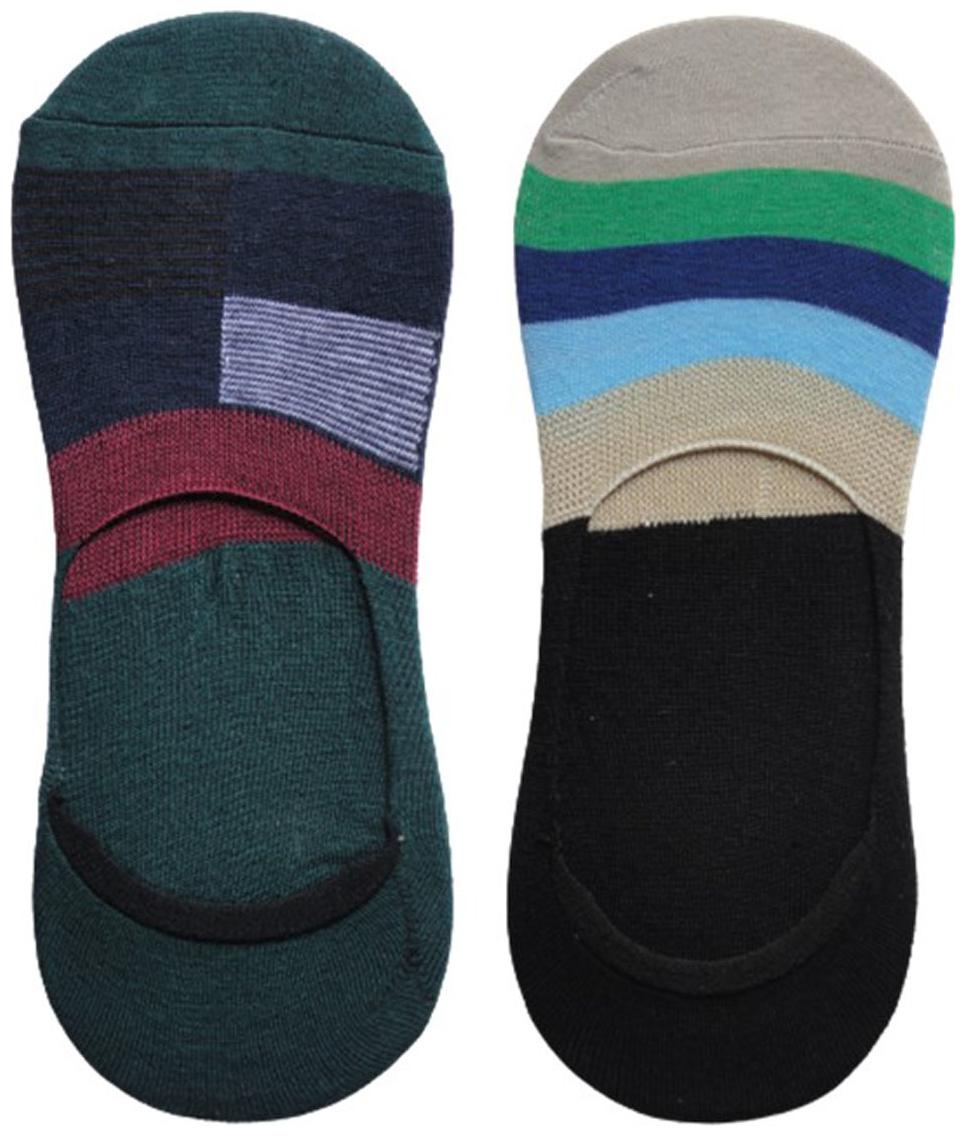 

Voici Multi Cotton No show socks ( Pack of 2 )