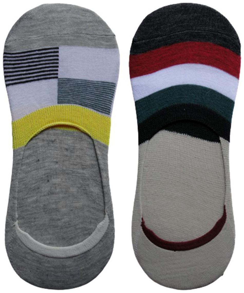 

Voici Multi Cotton No show socks ( Pack of 2 )