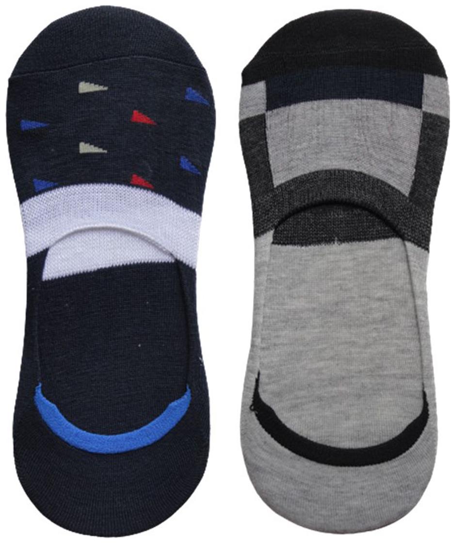 

Voici Multi Cotton No show socks ( Pack of 2 )