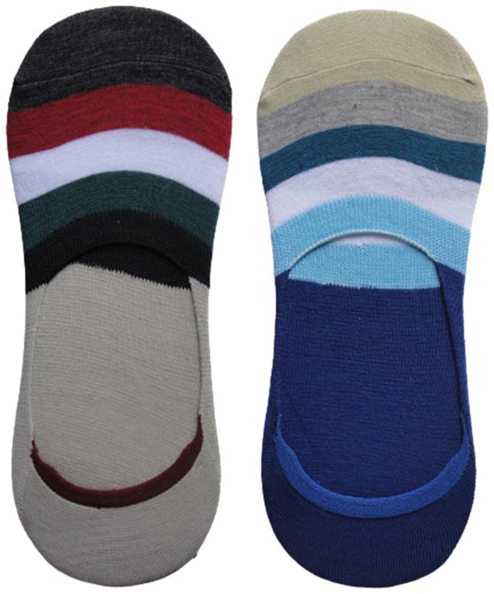 

Voici Multi Cotton No show socks ( Pack of 2 )