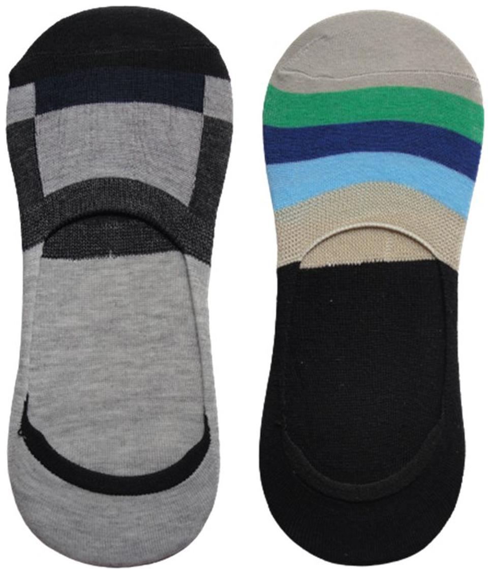 

Voici Multi Cotton No show socks ( Pack of 2 )