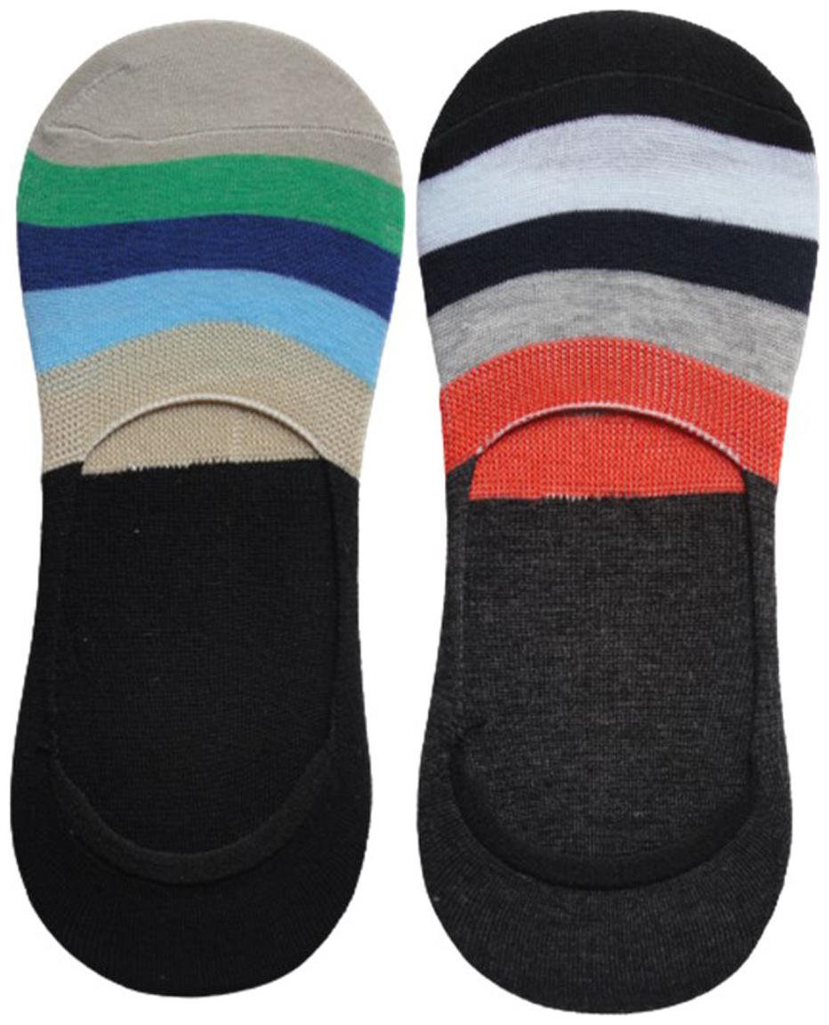 

Voici Multi Cotton No show socks ( Pack of 2 )