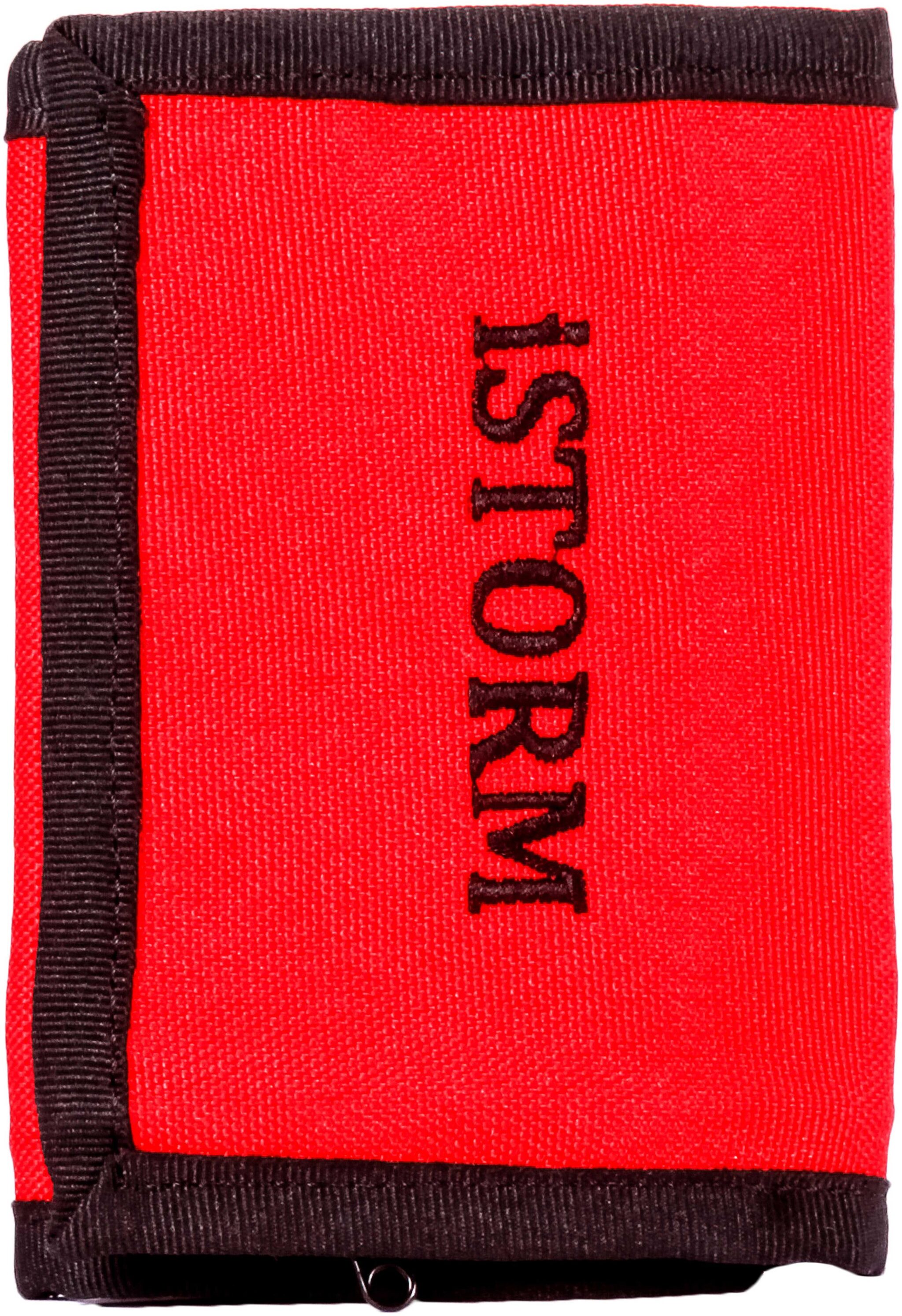 

wallet red and black