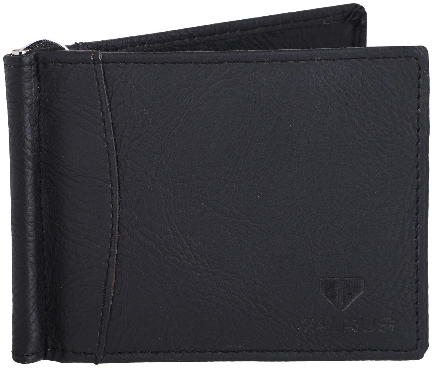 

WALRUS Men Black Synthetic leather Bi-Fold Wallet ( Pack of 1 )