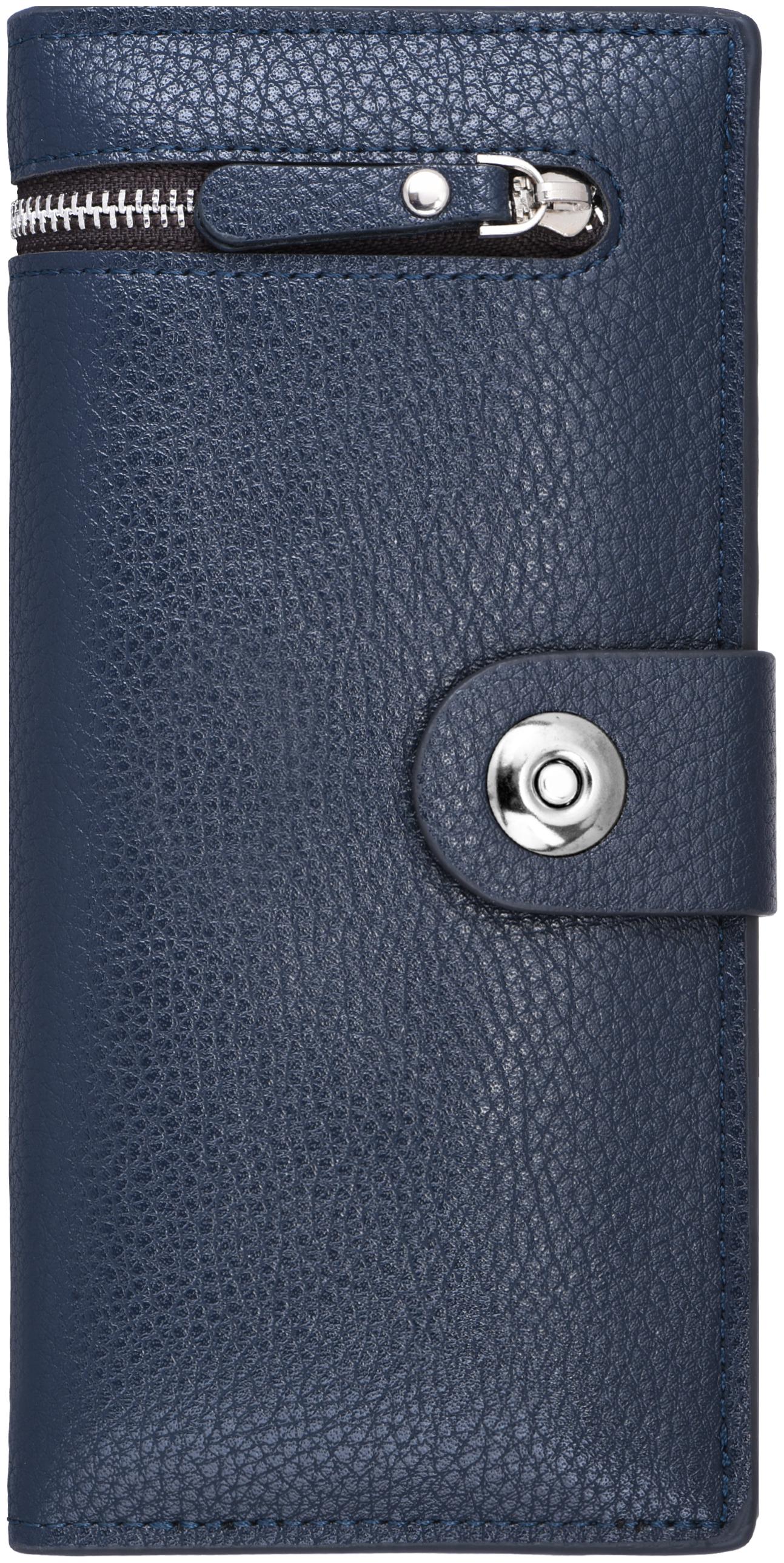 

WALRUS Men Blue Pu Long Wallet ( Pack of 1 )