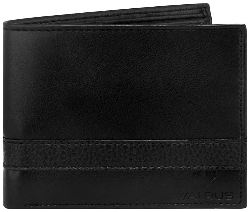 

WALRUS Men Black Synthetic leather Bi-Fold Wallet ( Pack of 1 )