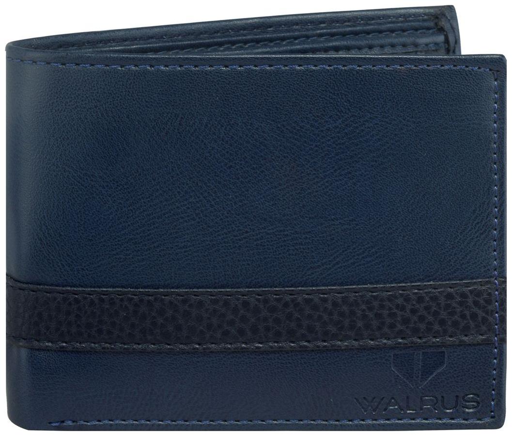 

WALRUS Men Blue Synthetic leather Bi-Fold Wallet ( Pack of 1 )