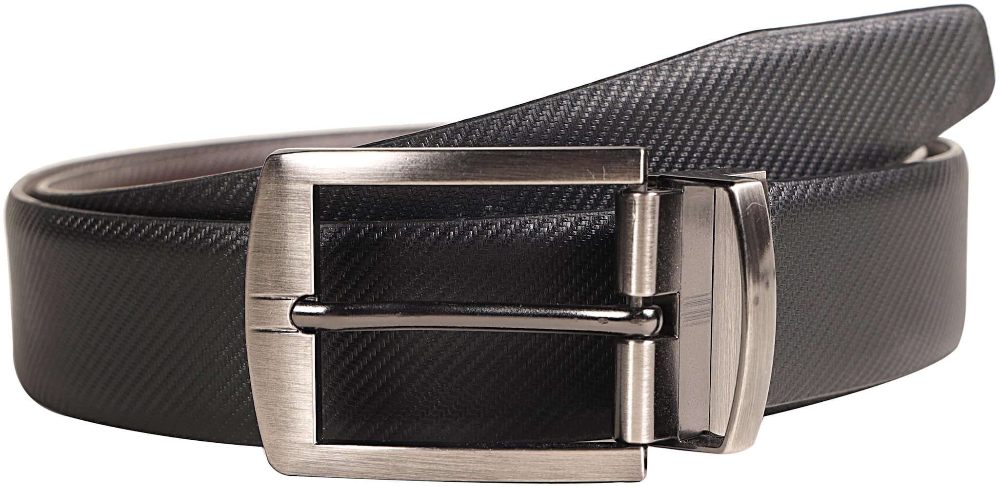 

Wenz Men Black Brown Reversible Leather Belt (Size 36 Pack of 1 )