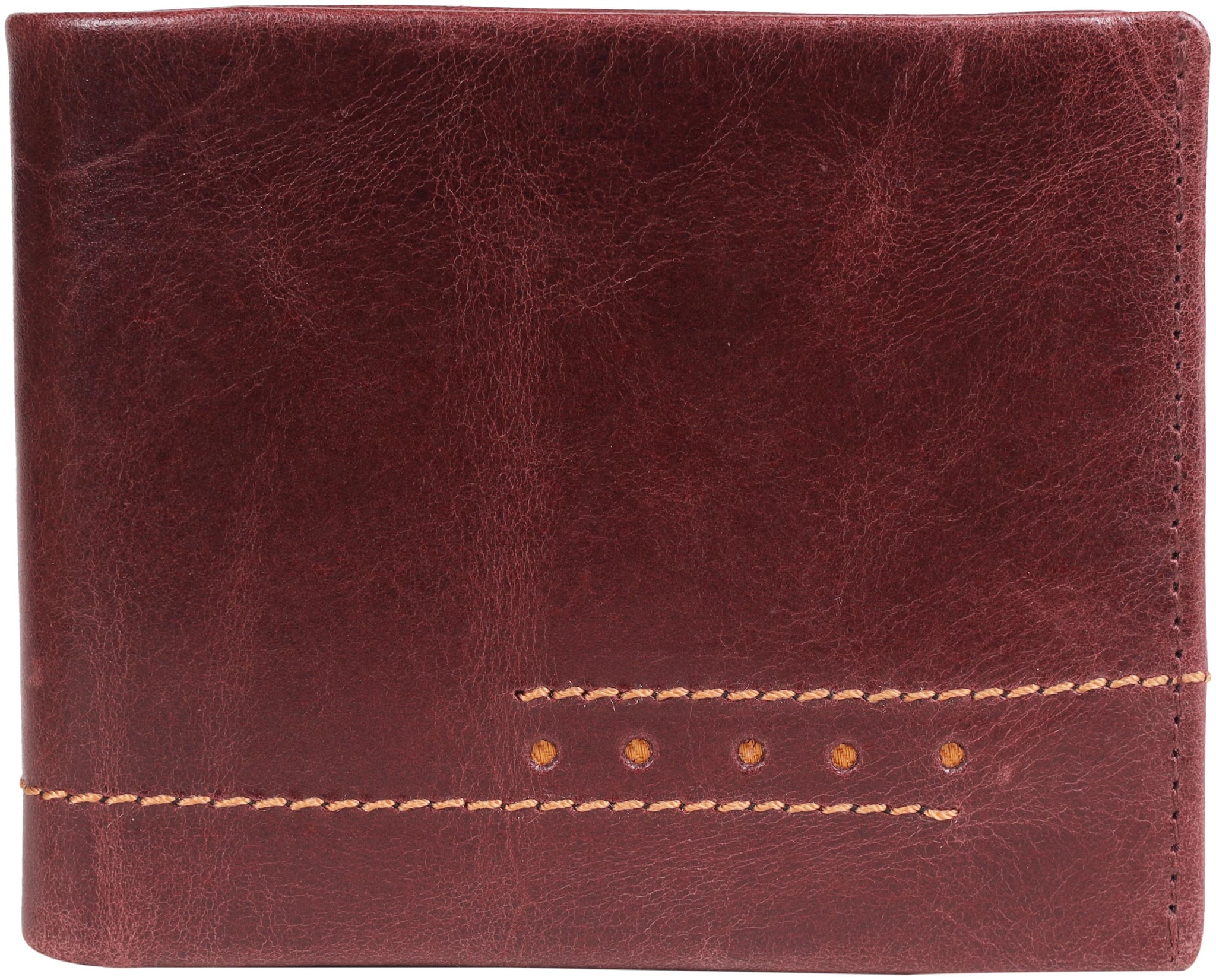 

Wenz Men Brown Leather Bi-Fold Wallet ( Pack of 1 )