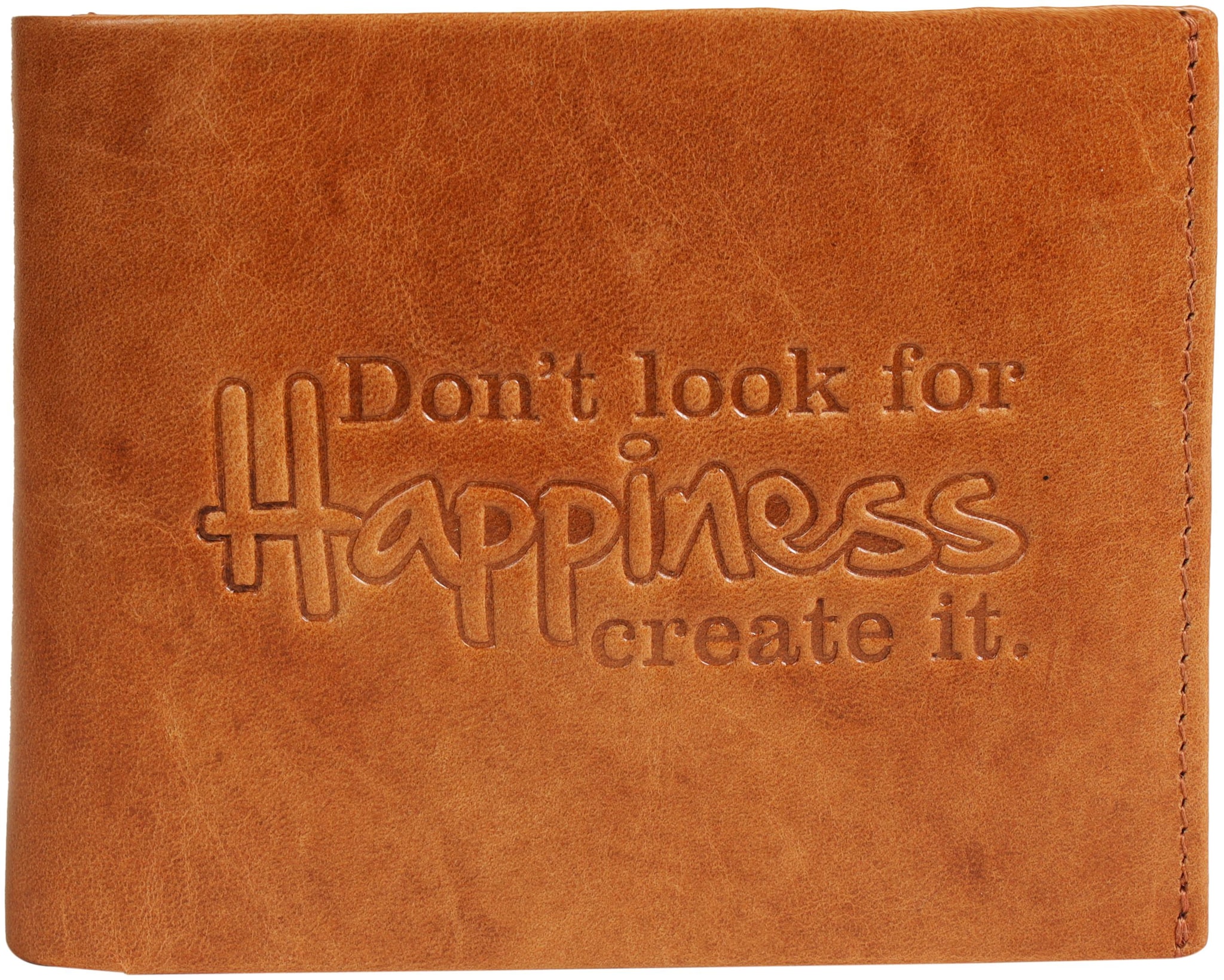 

Wenz Men Tan Leather Bi-Fold Wallet ( Pack of 1 )