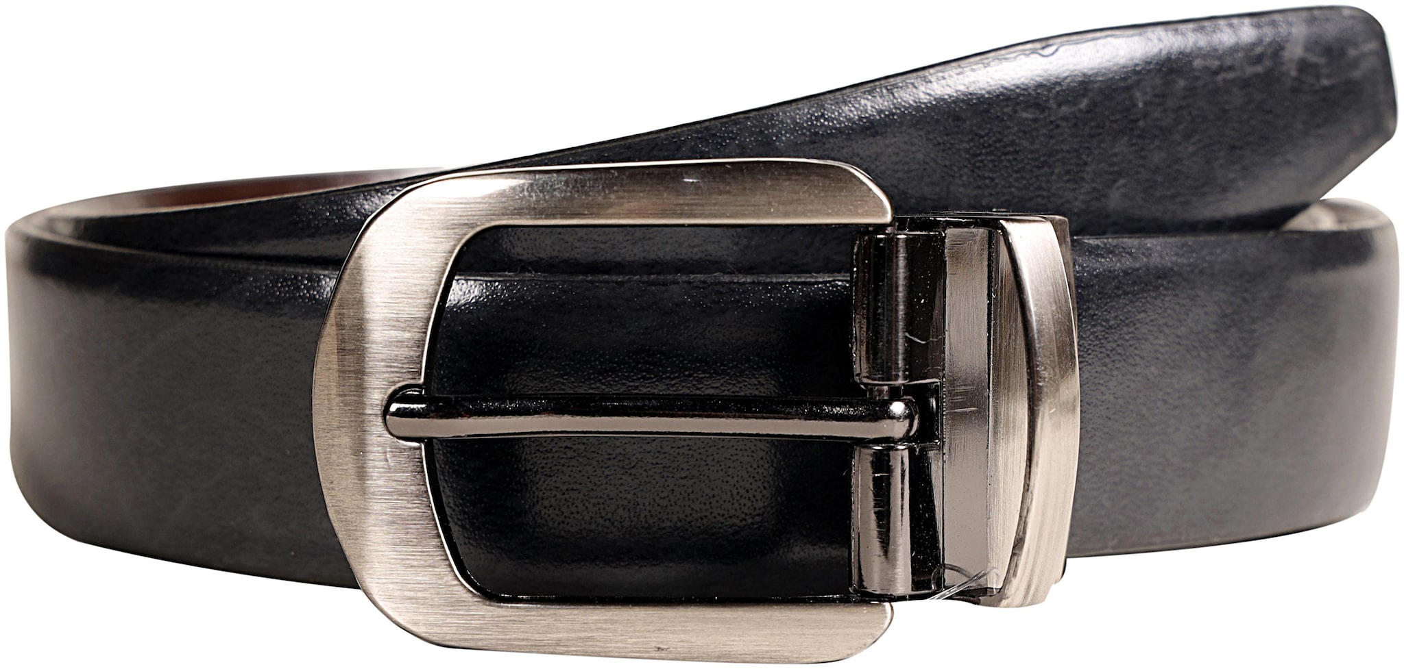 

Wenz Men Black Brown Reversible Leather Belt (Size 30 Pack of 1 )