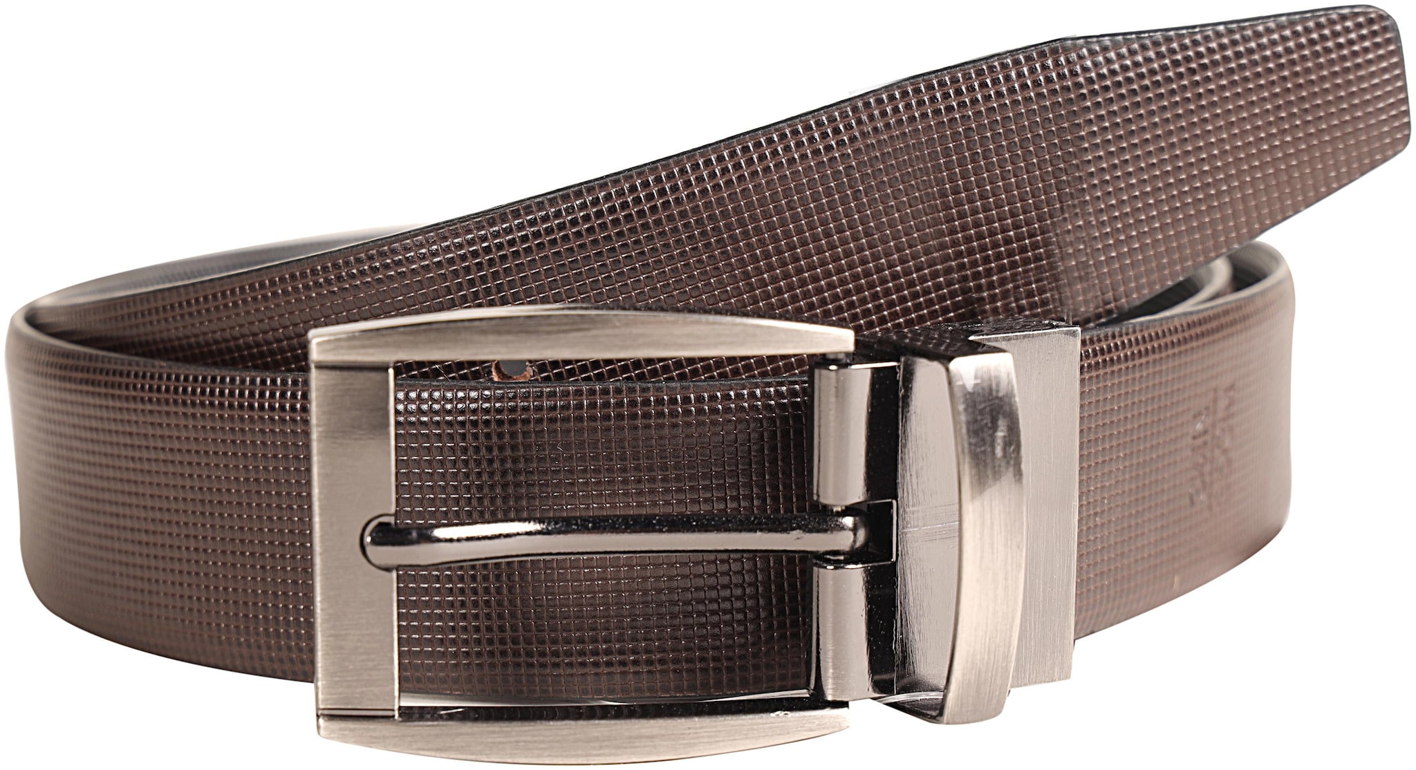 

Wenz Men Black Brown Reversible Leather Belt (Size 36 Pack of 1 )
