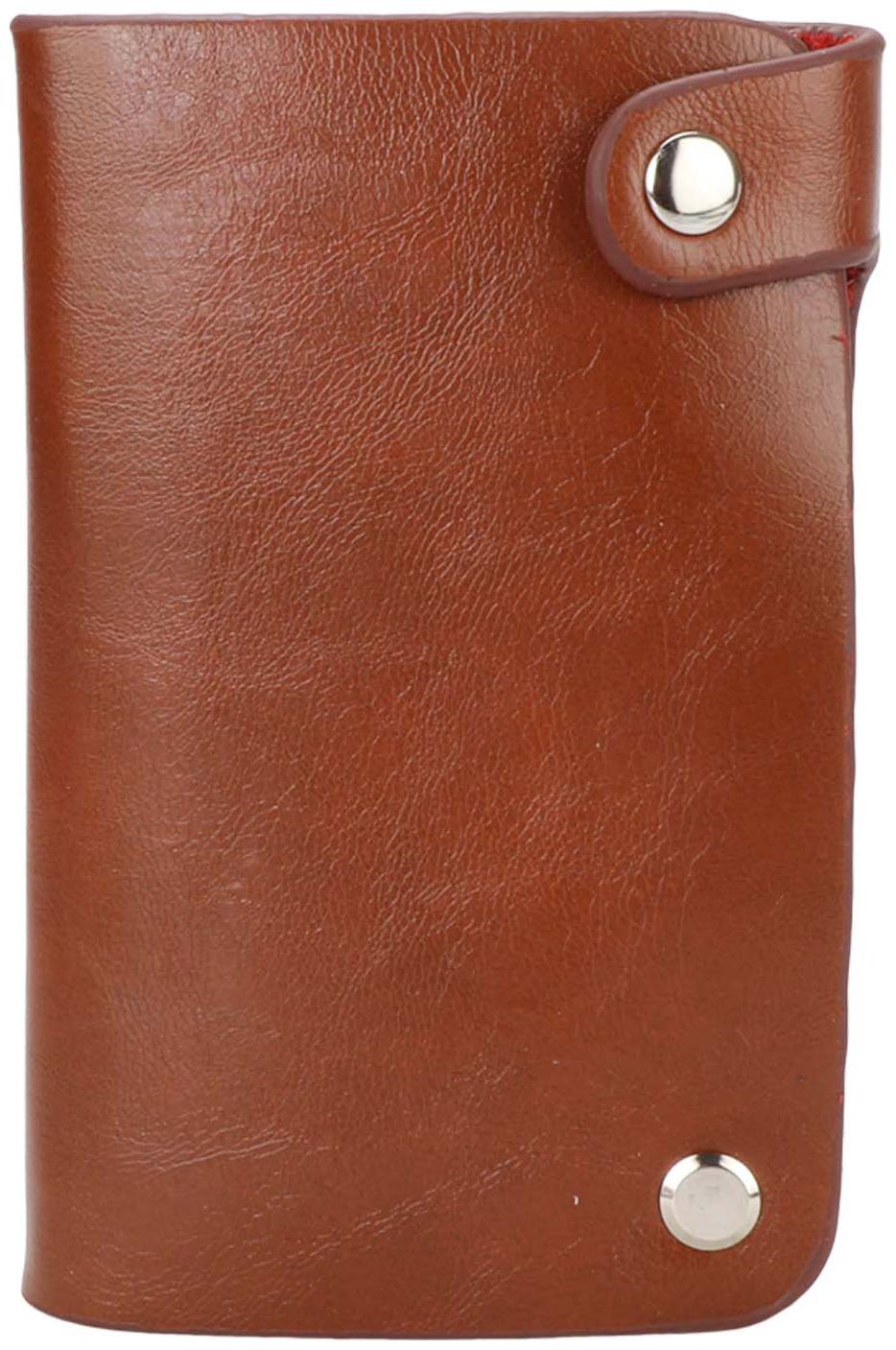

WENZEL Men Leather Card holder - Brown Pack of 1