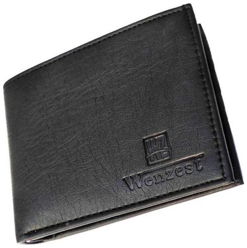 

WZ WENZEST Men Black Pu Bi-Fold Wallet ( Pack of 1 )